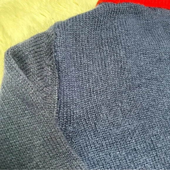 Christmas Santa  Dinosaur Sweater Blue/Green/Red/White Size 6 - Picture 13 of 16